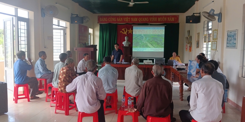 Tham vấn cộng đồng dân cư khu vực Dự án khai thác cát làm VLXDTT tại mỏ cát xã Bình Minh (vị trí 1) và xã Bình Mỹ (khu vực phía Tây- nay là mỏ cát xã Bình Chương (khu vực phía Tây), tỉnh Quảng Ngãi