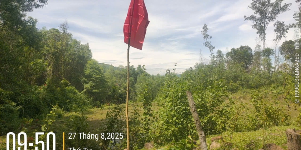 khảo sát địa hình mỏ đất Dốc Mốc 2