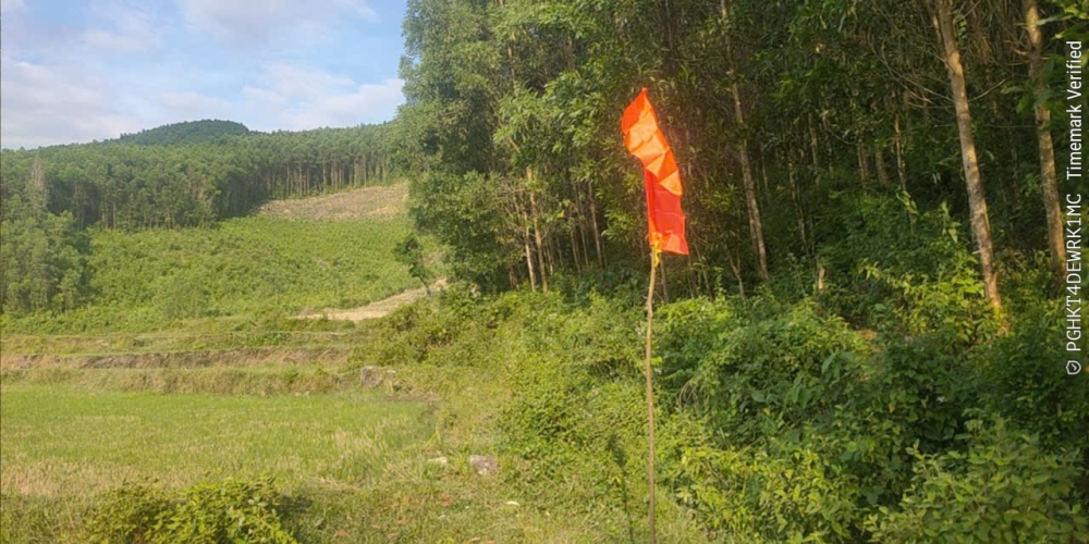 khảo sát địa hình mỏ đất Dốc Mốc 2