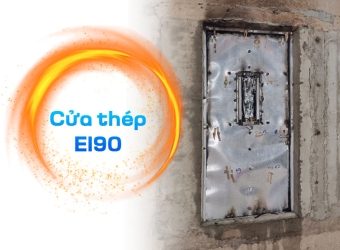 BCTN Cửa thép 1 cánh chống cháy EI90